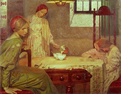 En el fondo del invierno de Frederick Cayley Robinson